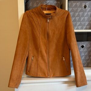 Faux Suede Tan Jacket